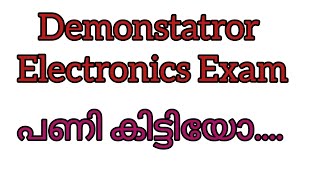 Demonstrator Electronics Exam Review [upl. by Rimaj]