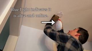 Installing a Ceilingmount WiFi Access Point [upl. by Lynd]