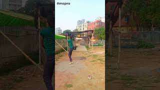 Arm Bowling practice  Spin Bowling cricket bowling shorts mspro [upl. by Cigam523]