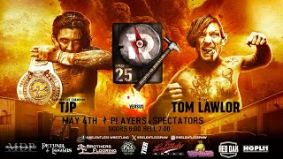 Tom Lawlor vs TJP FULL MATCH From Relentless Wrestling 25 [upl. by Myke]