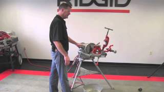 How To Use The RIDGID® 300 Complete Threading Machine [upl. by Kilan]