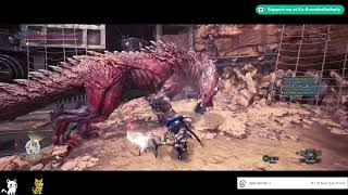 MHWITA Wiki Rules PB 429quot45 Special Arena MR Odogaron Greatsword Solo [upl. by Anicul]