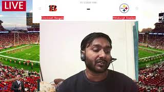 Steelers vs Bengals  NFL 2024  Pittsburgh Steelers v Cincinnati Bengals Live Watch Along [upl. by Hortense]