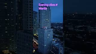 Evening vibes manila philippines  terrace view expatlife indian vibes 😄 [upl. by Lamprey692]