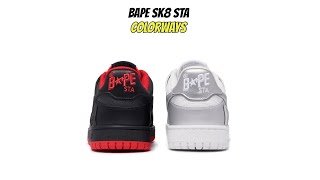 BAPE SK8 STA Colorways [upl. by Ahsiatal]