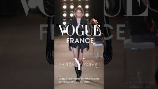 VOGUE France Maison Yoshiki SS25 voguefrance MaisonYoshikiParis ParisJackson Yoshiki [upl. by Hjerpe427]