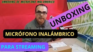 UNBOXING DE MICRÓFONOS INALÁMBRICOS PARA STREAMING [upl. by Gisela]