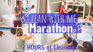 MARATHON CLEAN WITH ME  EXTREME CLEANING MOTIVATION  2 HOURS OF CLEANING [upl. by Damali]