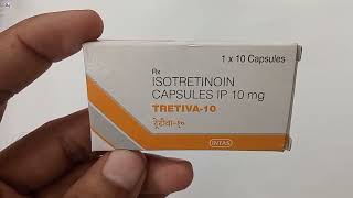 Tretiva 10 Capsule  Isotretinoin Capsules Ip 10 mg Uses  Tretiva 10 Mg Capsule Uses Side effects [upl. by Hebert]