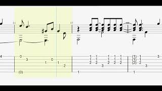 The Eagles Hotel California with full tablaturesheet music for solo fingerstyle guitar [upl. by Sayce]