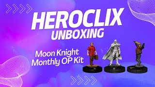 HeroClix  Unboxing  Moon Knight Monthly OP Kit [upl. by Tihw]