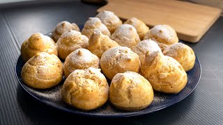 Easy Profiteroles Recipe  How to Make Profiteroles [upl. by Daune]