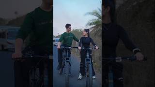 Jannat zubair and Ayaan Ali ❤️ cycling trending viralshort [upl. by Hnah]