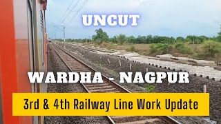 Wardha Nagpur 3rd amp 4th Railway Line Update [upl. by Gnuhp701]