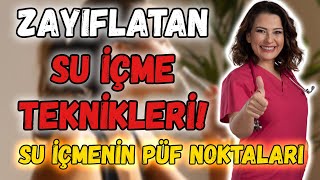 ZAYIFLATAN SU İÇME TEKNİKLERİ  SU İÇMENİN PÜF NOKTALARI  Dr Ayça Kaya Cevaplıyor  YENİ SEZON [upl. by Eselehs]