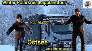 Winter Polarkreis Lapplandtour Teil 7 55 Overlander Expeditionsmobil Vanlife Camping Wohnmobil [upl. by Lehsar]