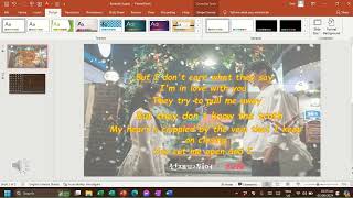 How to make Karaoke using PowerPoint the basics [upl. by Julee]