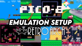 Pico 8 Emulation setup Retroarch [upl. by Aicil]