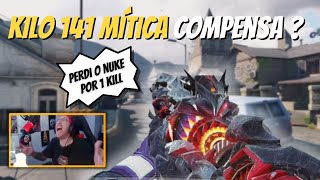 KILO 141 MÍTICA VOLTOU COMPENSA COMPRAR ELA PERDI DOIS NUKES FALTANDO 1 KILL COD MOBILE [upl. by Brock]