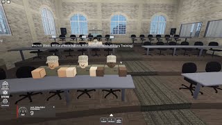 How to pass Basic Military Training in Sandhurst academy  Roblox [upl. by Nibot]