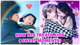 How BTS Treats Kids Sweet Moments [upl. by Darcey]