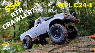 50 RTR Crawler  But is it any good  WPL C241 Unboxing Review amp First Run [upl. by Ydnolem704]