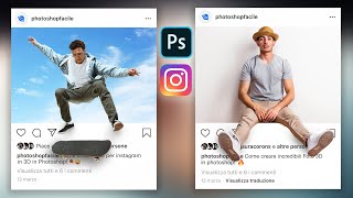 Come Creare una Foto Effetto 3D per Instagram in Photoshop [upl. by Ras]