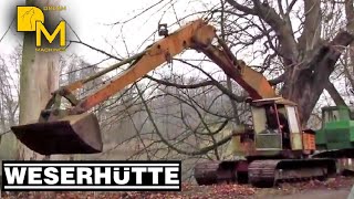 found this old crawler excavator Weserhütte HW70 on private yunk yard in the woods [upl. by Thirzia]