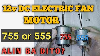 12v DC MOTOR FOR ELECTRIC FAN ALIN BA MAS OK [upl. by Imelida]