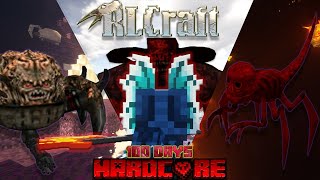 Surviving 100 Days In RLCRAFT Did i make it [upl. by Atinauq761]