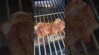 PERFECT chicken thighs on the Chimp Pellet Grill 🔥🦍 425 degrees for 18 minutes ✅ Grilla Shorts [upl. by Ahsenaj]