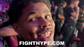 SHAKUR STEVENSON REACTS TO GEORGE KAMBOSOS BEATING MAXI HUGHES quotIT WAS A ROBBERYquot [upl. by Eittol]