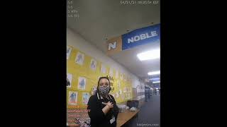 WATCH Administrator Kicks Cop out of South Bend Elementary School [upl. by Selrac]