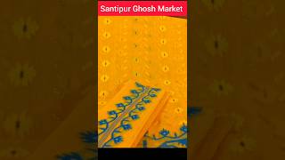 Santipur saree market saree shorts [upl. by Arnaud758]