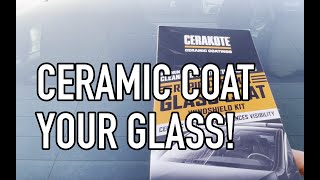 Cerakote Ceramic Windshield Coating Review Rain Repelling Magic or Just Hype [upl. by Gloriana]