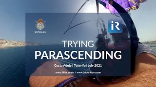 Parascending Parasailing Costa Adeje Tenerife [upl. by Nirrac]