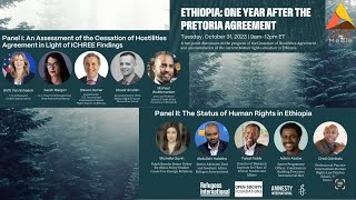 Refugees International panel discussions  Ethiopia One Year after the Pretoria Agreement [upl. by Consuela660]