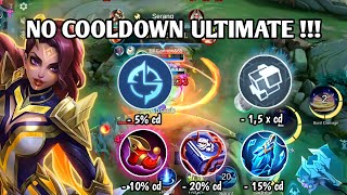 UNLIMITED SKILL ULTIMATE  ESMERALDA FULL ITEM BUILD COOLDOWN REDACTION  Mobile Legends [upl. by Cavuoto]