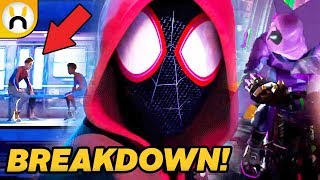 SpiderMan Into the SpiderVerse Teaser Trailer BREAKDOWN [upl. by Milford]