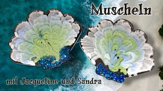 644 Muscheln 🐚✨️ Epoxidharz 🐚✨️ [upl. by Suoivatram]