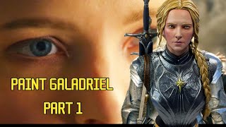 Rings of Power Painting Morfydd Clark as Galadriel Part 1 [upl. by Ettezoj170]