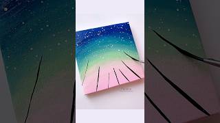 Easy Scenery Painting painting art shorts [upl. by Aihcila]