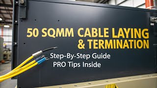 quotHow to Lay 50sqmm Cable amp Perform Cable Termination  StepbyStep Guidequot [upl. by Marina960]