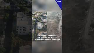 Southern Lebanons Yaroun before and after the IsraelHezbollah conflict [upl. by Drugge]