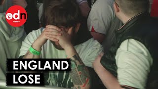 Devastated England Fans React to Losing Against Spain in Euros Final [upl. by Durant800]