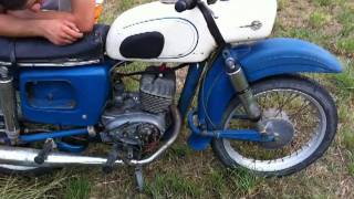 MZ Trophy ES125 motor tesztje with english subtitles  xmotorhu [upl. by Dorweiler]