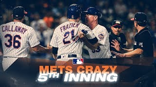 Frazier and Callaway ejected after being hit by a pitch [upl. by Faust]