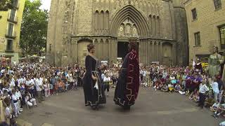 Gegants de Montblanc  Festes Quinquennals dels Gegants del Pi 1362015 [upl. by Nailij774]