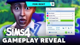 FOR RENT GAMEPLAY REVEAL 😱 The Sims 4 [upl. by Zilevi65]