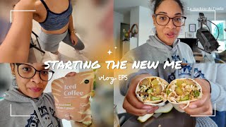 JE COMMENCE LA MUSCU  manger protéiné au petit déjeuner  The new me EP5 [upl. by Ennayd656]